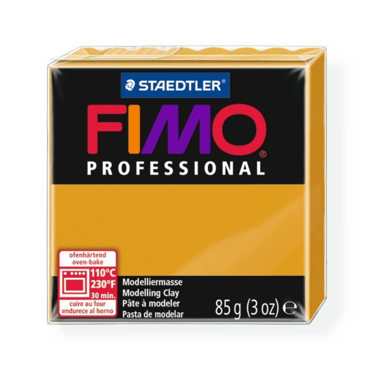 FIMO professional полимерная глина, запекаемая в печке, уп. 85г цв. охра, 8004-17