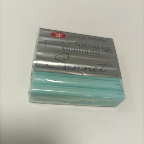 Пластика- полимерная глина запекаемая 56г мятный