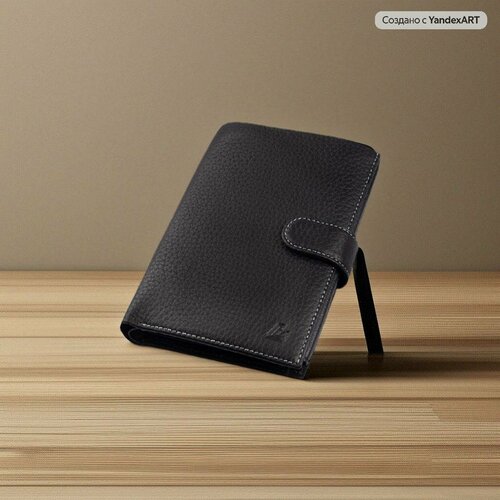 фото Кошелек loui vearner lou8082, фактура матовая, черный