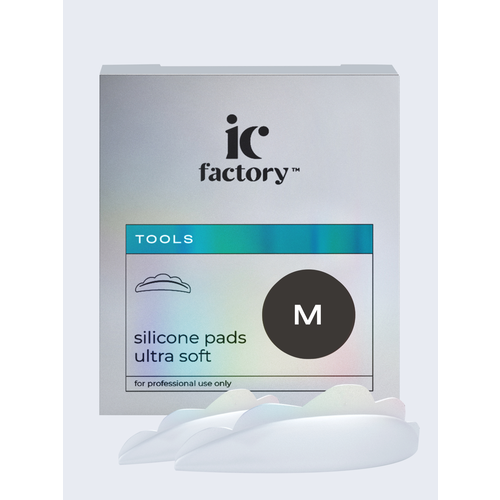 Валики силиконовые Ultra Soft размер M IC FACTORY, 2 пары силиконовые валики для ламинирования размер м2