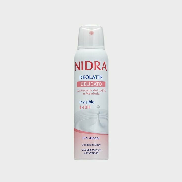 Дезодорант Nidra Деликатный с молочными протеинами и миндалем 150мл - фото №8