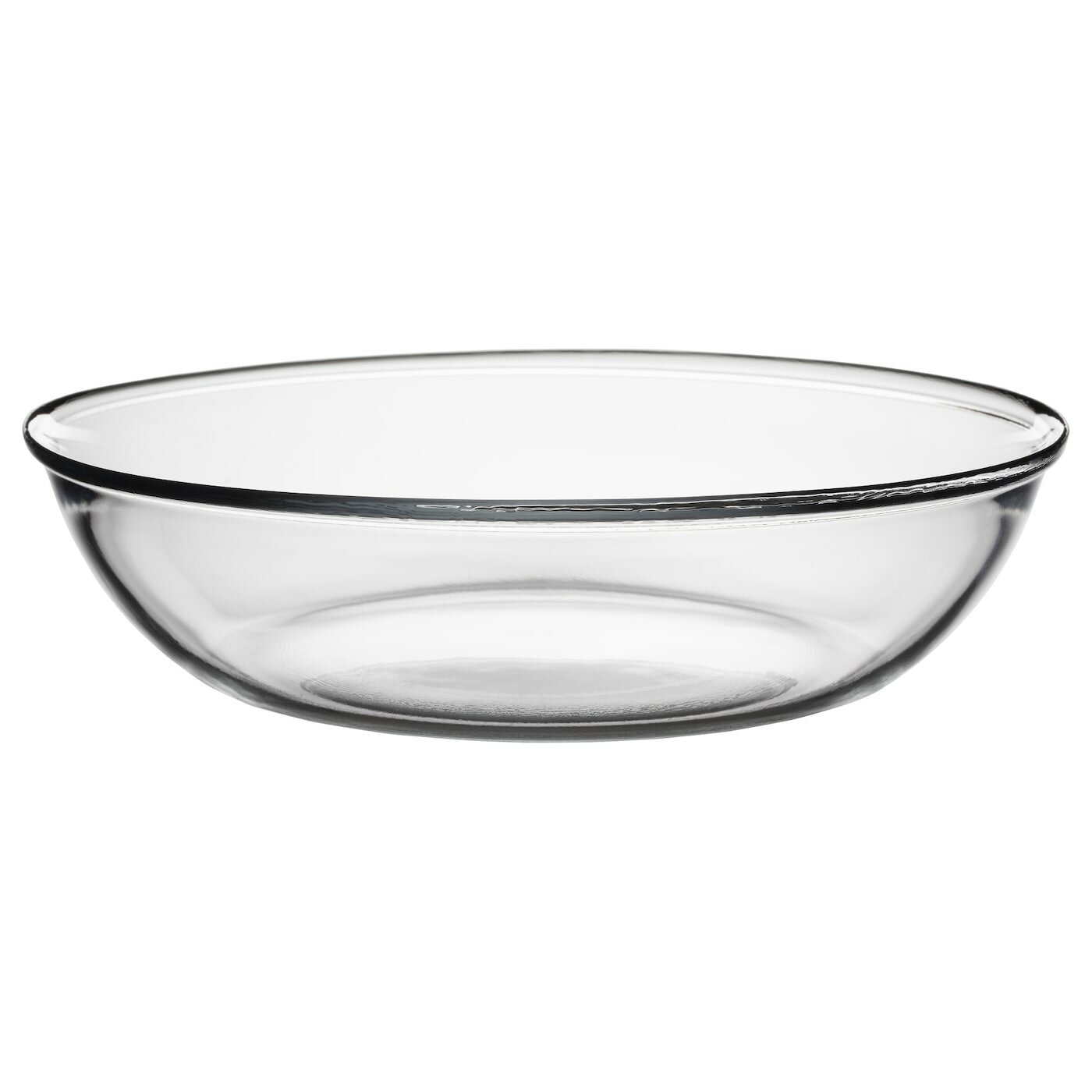 Тарелка оппен икеа (OPPEN IKEA), 19 см, блюдо, прозрачное стекло