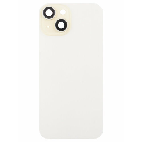 Задняя крышка для Apple iPhone 15 (со стеклом камеры) (желтая)