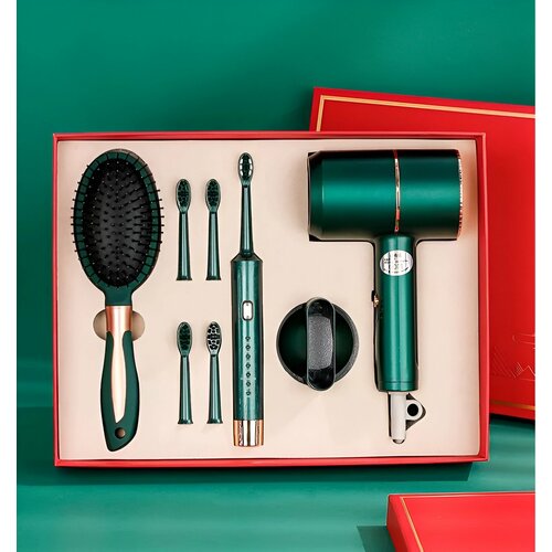 Подарочный набор 3в1 Фен-расческа-зубная щетка 369000₽