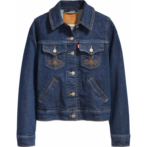 фото Джинсовая куртка levi's, размер m, синий
