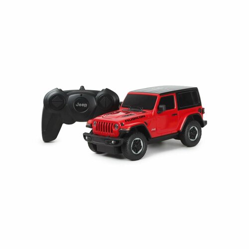 Машина Rastar РУ 1:24 Jeep Wrangler Rubicon Красная 79500-R машинка rastar jeep wrangler rubicon muddu version 79500 4 1 24 21 см красный черный