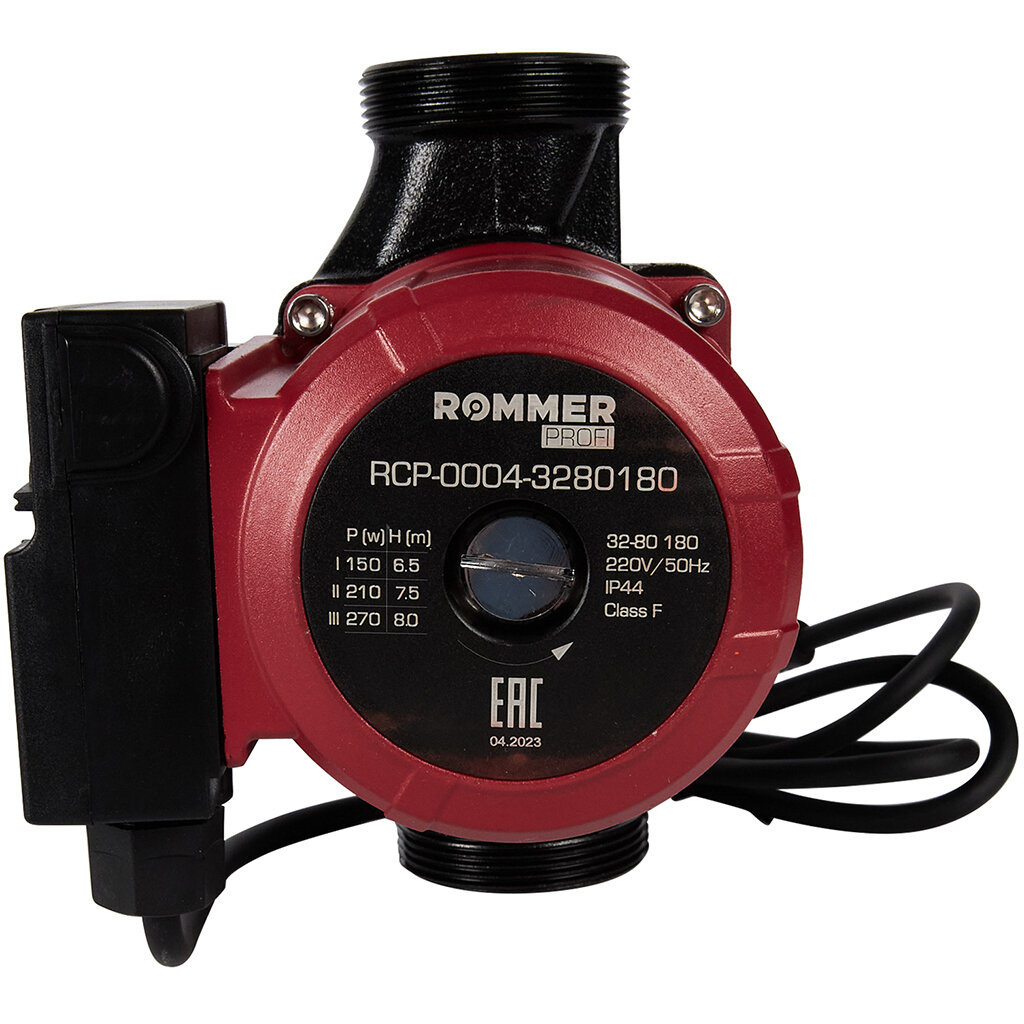 Циркуляционный насос Rommer Profi RCP-0004-3280180 32/80-180 - фотография № 2