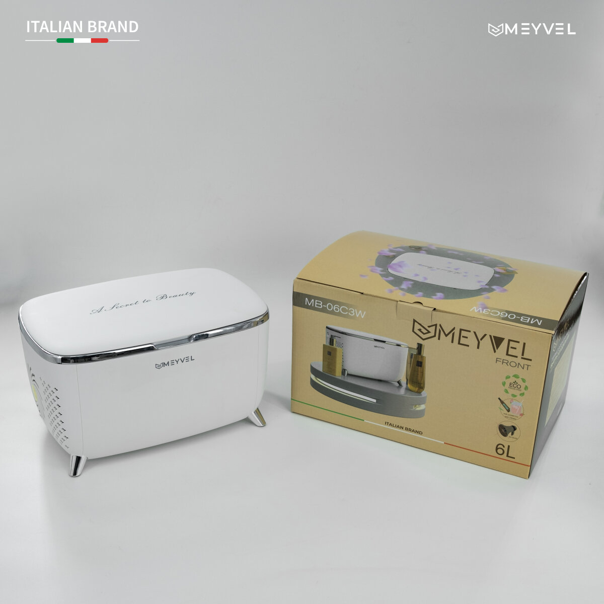 Холодильник Meyvel MB-06C3W для косметики, напитков и лекарств (бьюти-холодильник белый на 6 литров) - фотография № 19