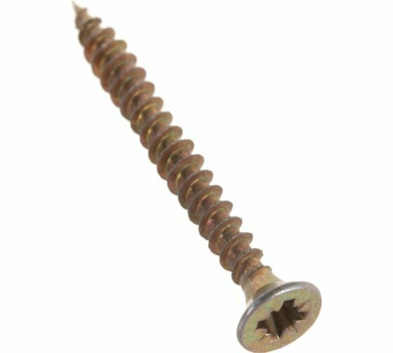 фото Универсальный шуруп накрепко желтый 6х80 4 шт 103355