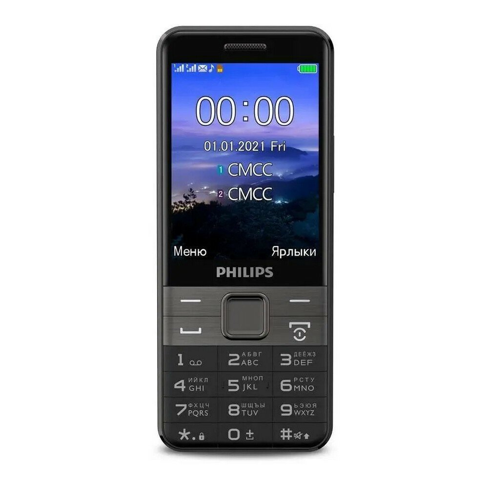 Мобильный телефон Philips Xenium E590 Black