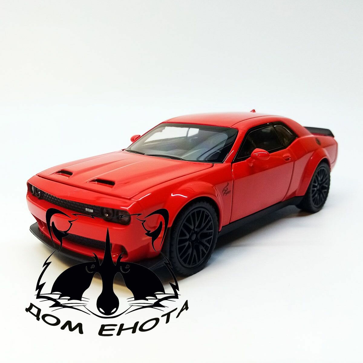 Машина Dodge Challenger SRT металлическая модель 1:32 Додж Челенджер красный