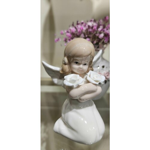 Красивый керамический ангел декор и интерьер в дом 869₽