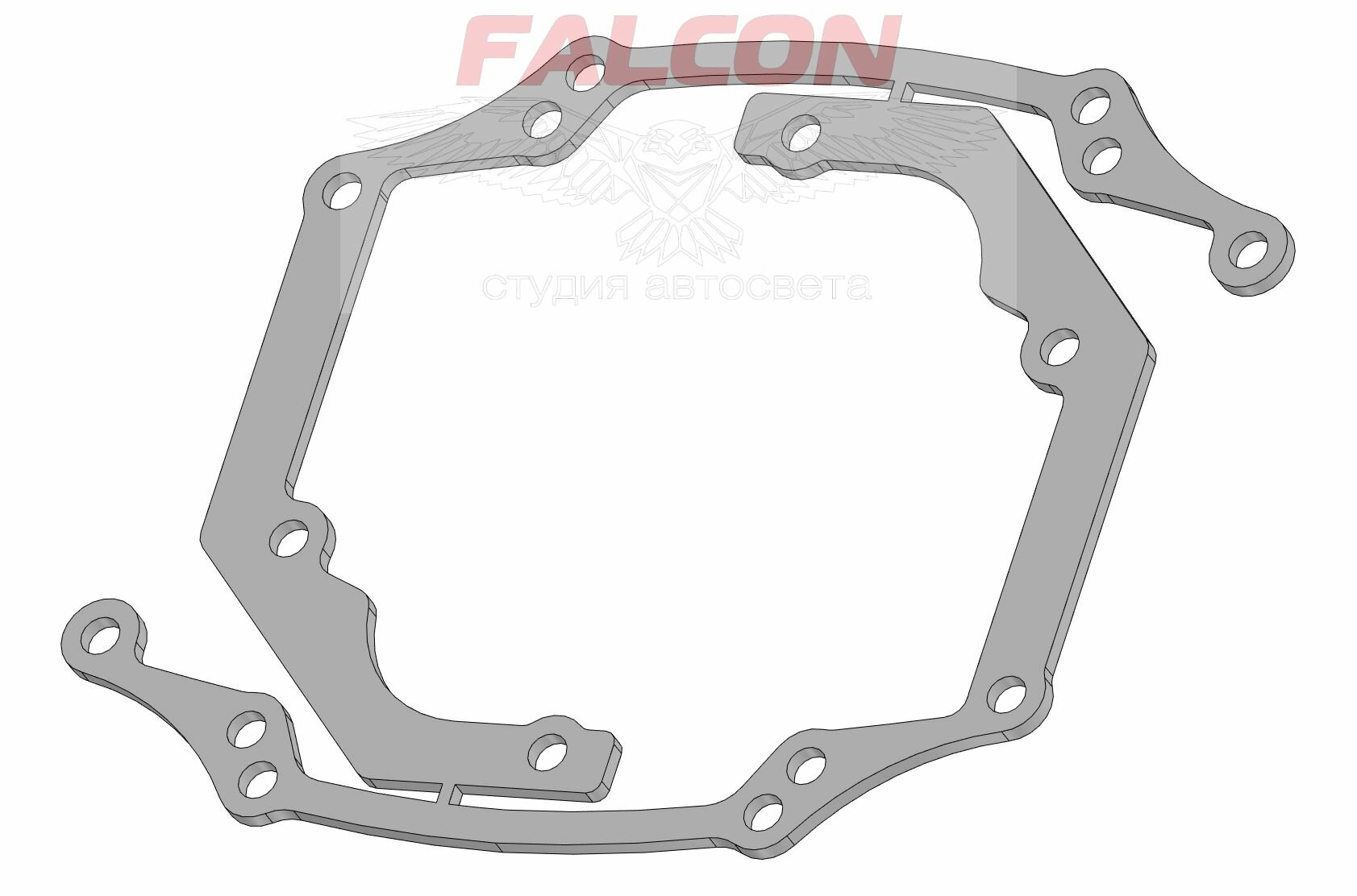 Рамка переходная для линз Skoda Octavia A4 1999-2009 г. в. Hella 3