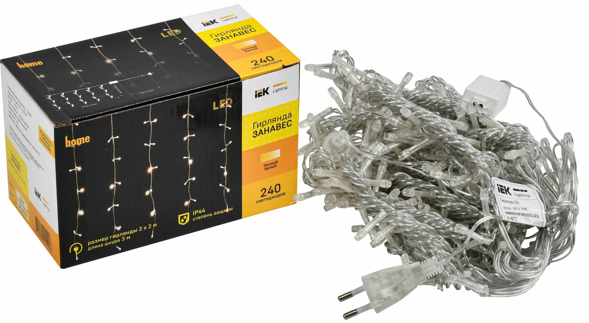 Световой занавес IEK - фото №6