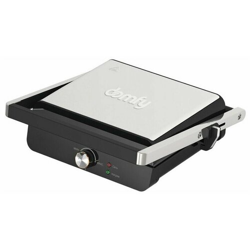 Электрогриль DOMFY DSM-EG301 черный и серебристый 450500₽