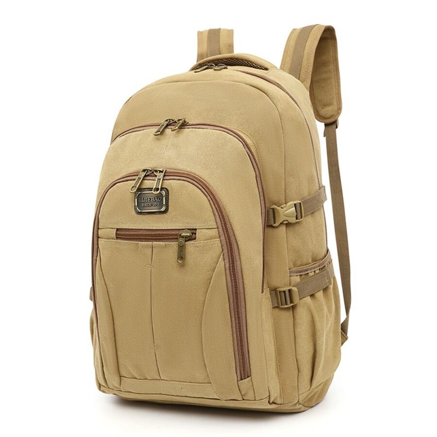 фото Рюкзак молодежный современный унисекс универсальный с большим количеством отделений для прогулок, школы, университета LJ №54