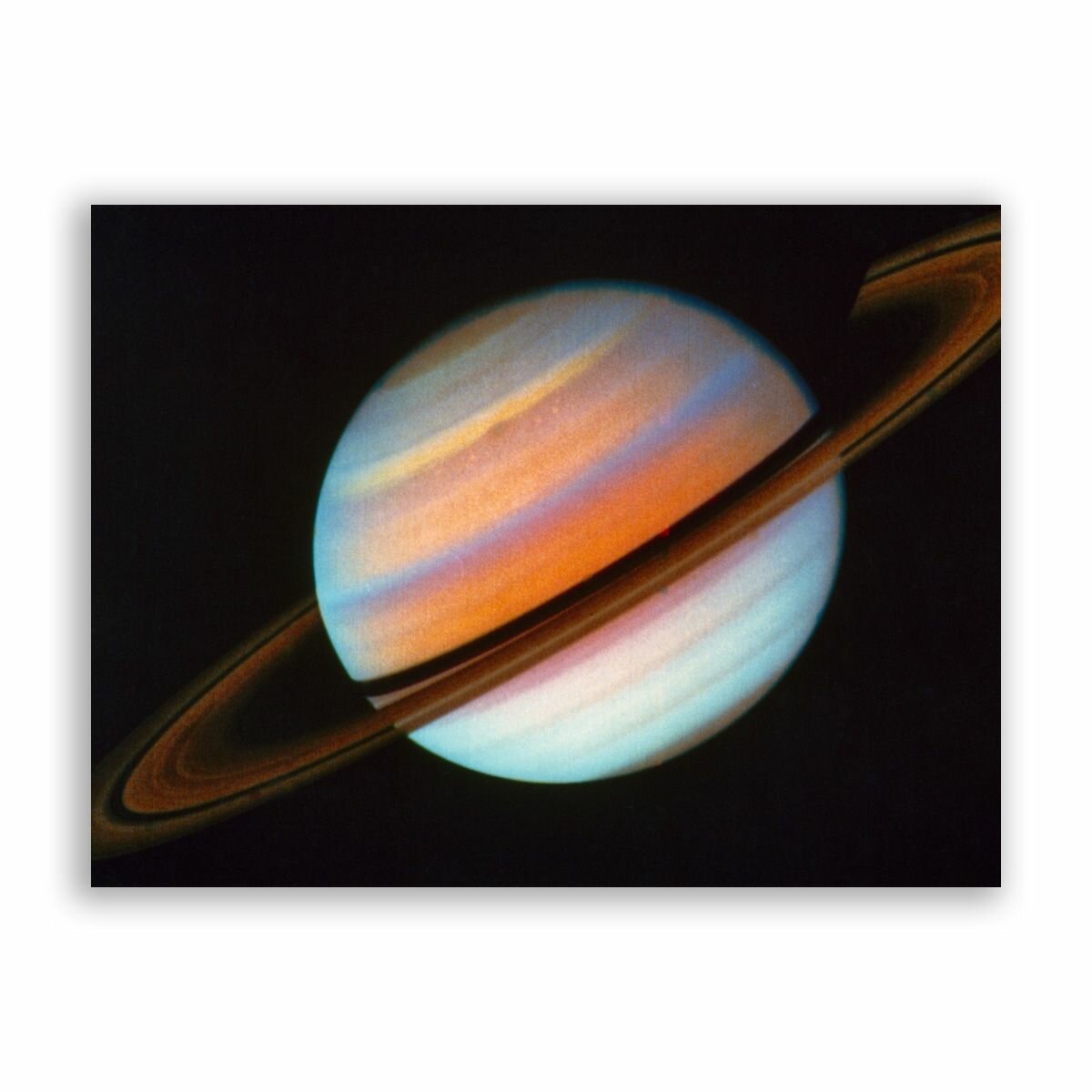 Постер плакат на бумаге / Saturn / Сатурн / Размер 40 x 53 см