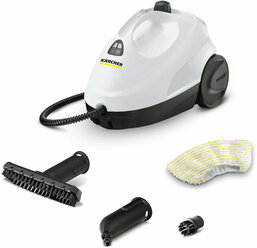 Пароочиститель напольный Karcher EasyFix SC 2 RU 1500Вт белыйчерный