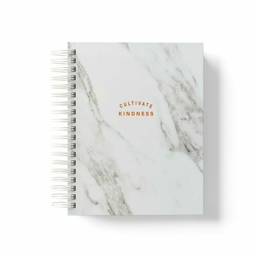 Планнер O'MARIE Marble, в твердой обложке, с фольгированной надписью