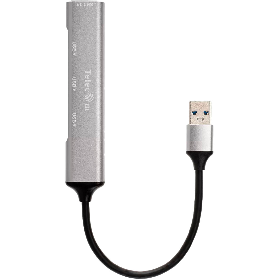 Переходник USB 3.0 -->USB3.0+3 USB2.0, Aluminum Shell, 0.2м Telecom <TA308U> VCOM Мультифункциональный хаб Telecom USB 3.0 M/USB 3.0 F/3 x USB 2.0 F (TA308U) - фото №15