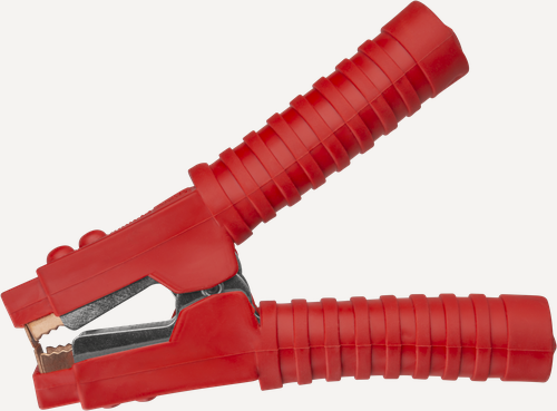 Изображение товара Зажим "Крокодил" онлайт Монтаж 90 189 OAC-500A-200-R10, красный, 500 А, упаковка 10 шт.