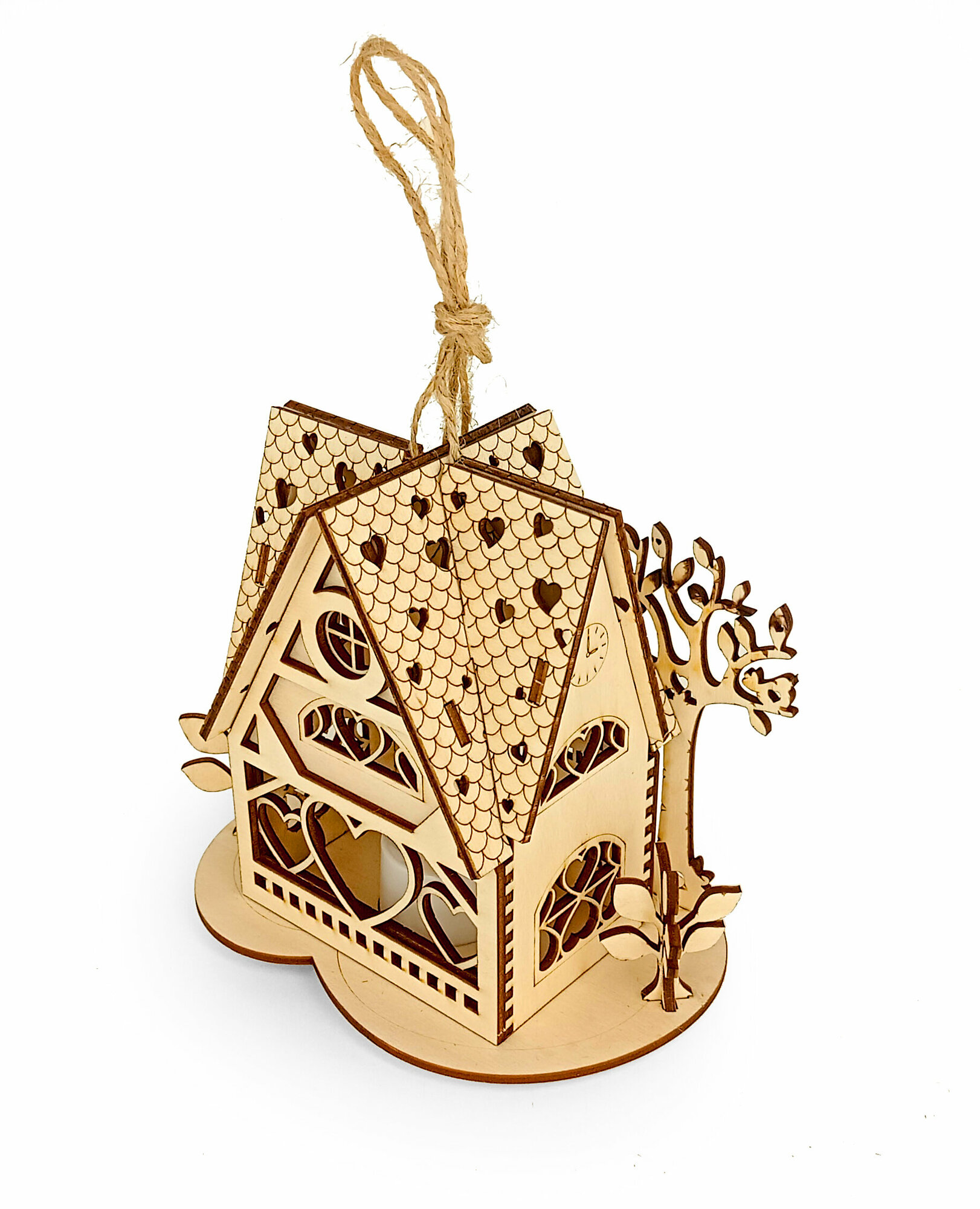 Деревянный конструктор "Дом, где живет счастье!" — фото 1