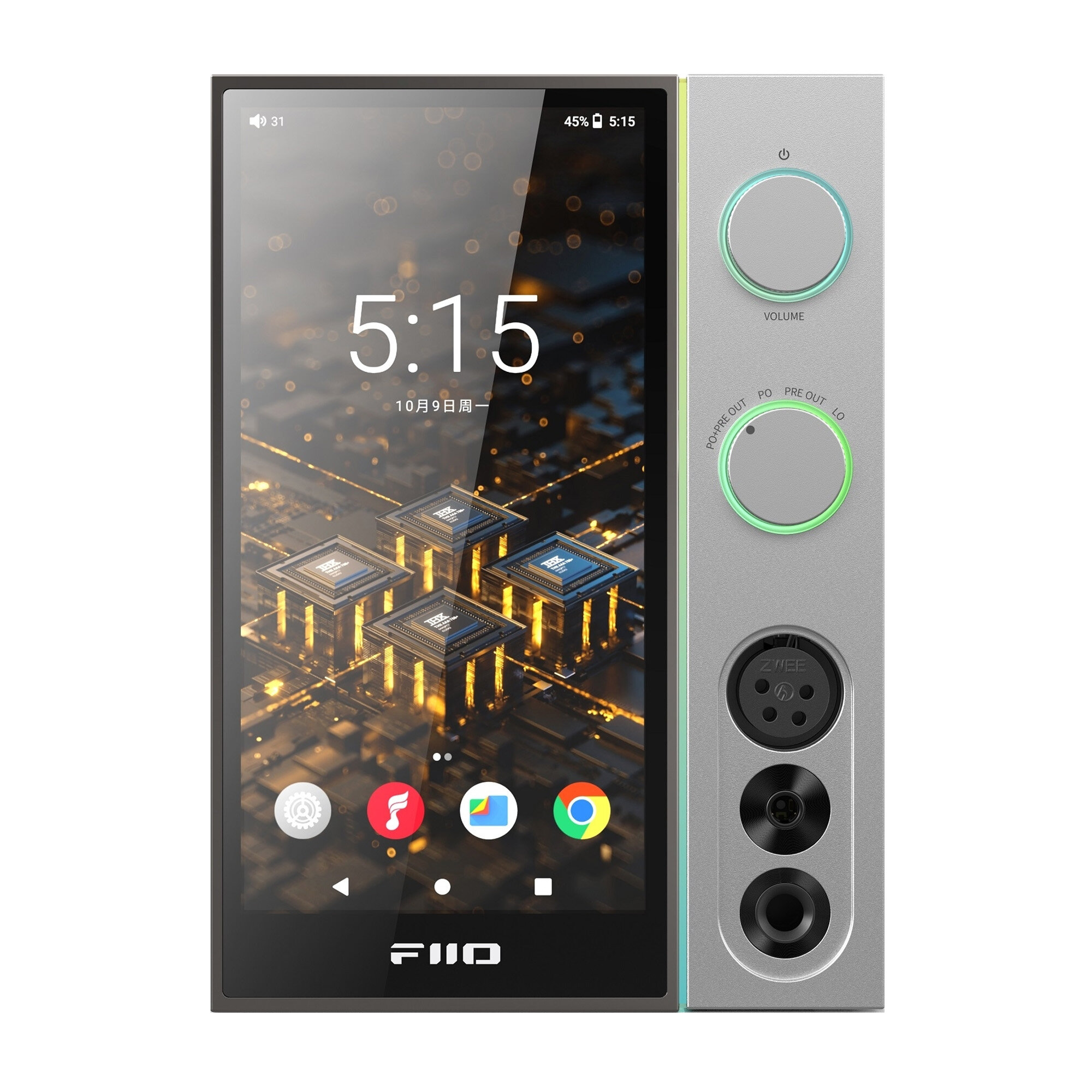 FiiO R9 усилитель для наушников с цап и аудиоплеер/стример