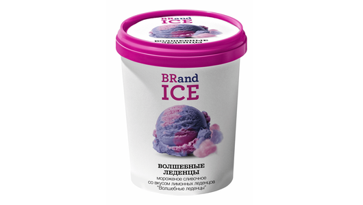 Мороженое Brand Ice Волшебные Леденцы сливочное 9%, 550г