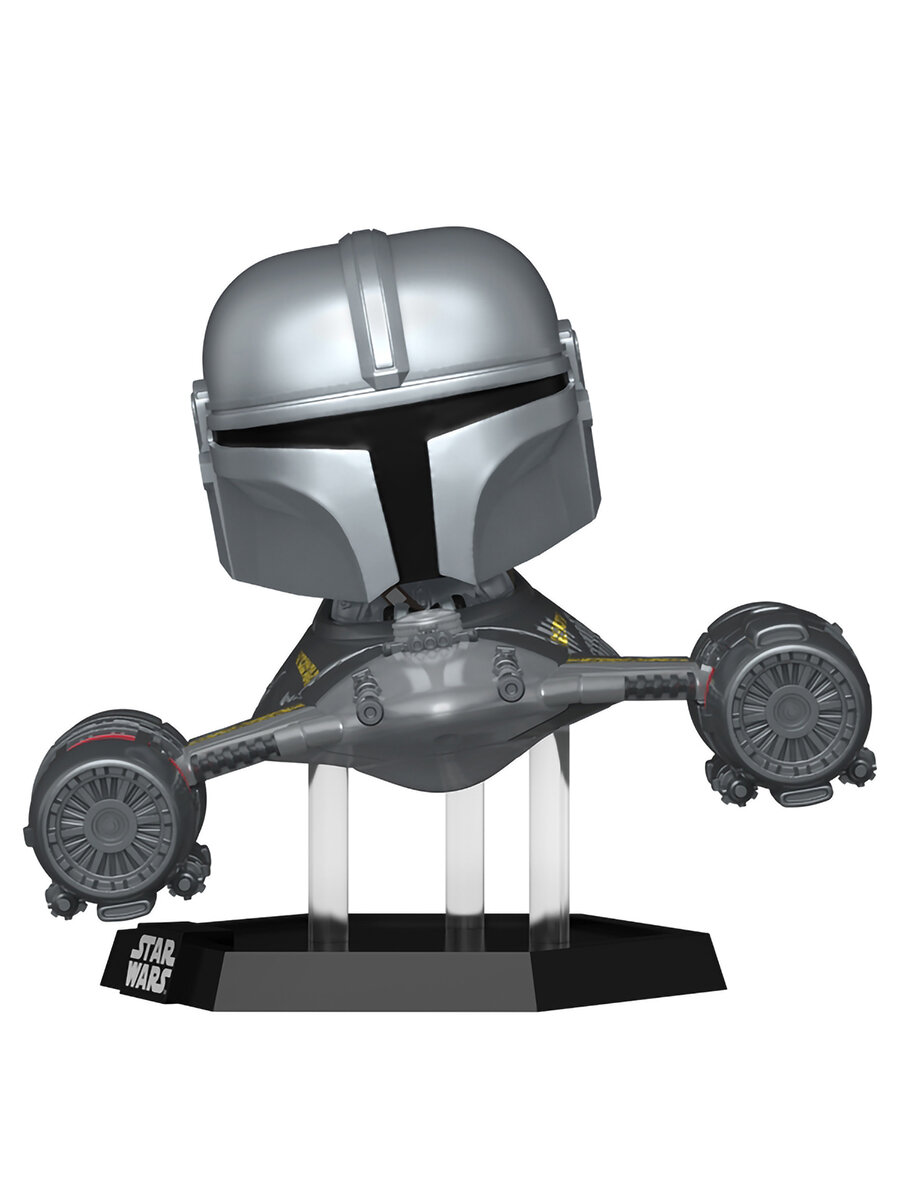 Фигурка Funko POP! Rides Mandalorian - The Mandalorian in N-1 Starfighter 76549 (670) "Мандалорец"