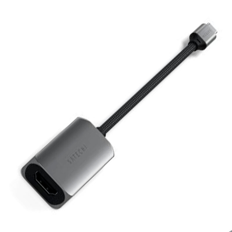 Переходник (адаптер) Satechi USB-C To HDMI 2.1 8K Adapter, Поддержка 8K/60Hz, Серый ST-AC8KHM - фото №2