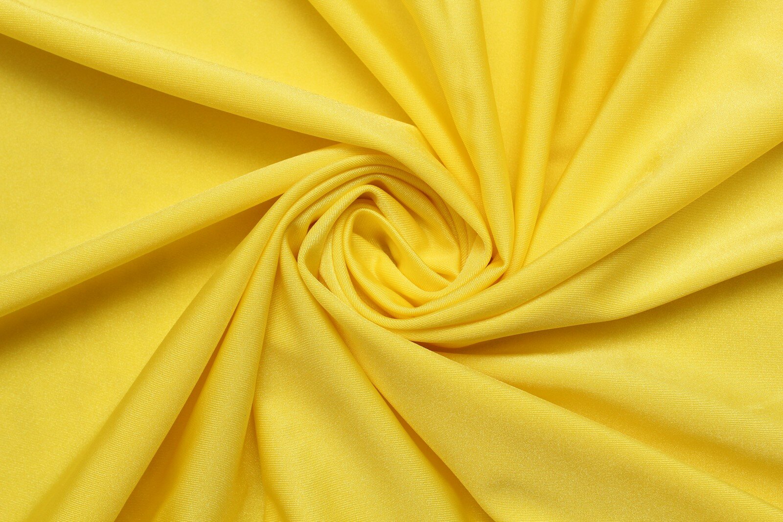 Ткань Лайкра-бифлекс лимонно-жёлтый, ш151см, 0,5 м