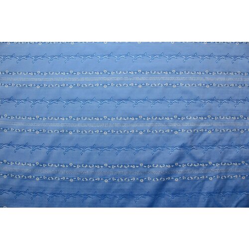 Ткань Жаккард тафта голубая с люрексом, ш152см, 0,5 м