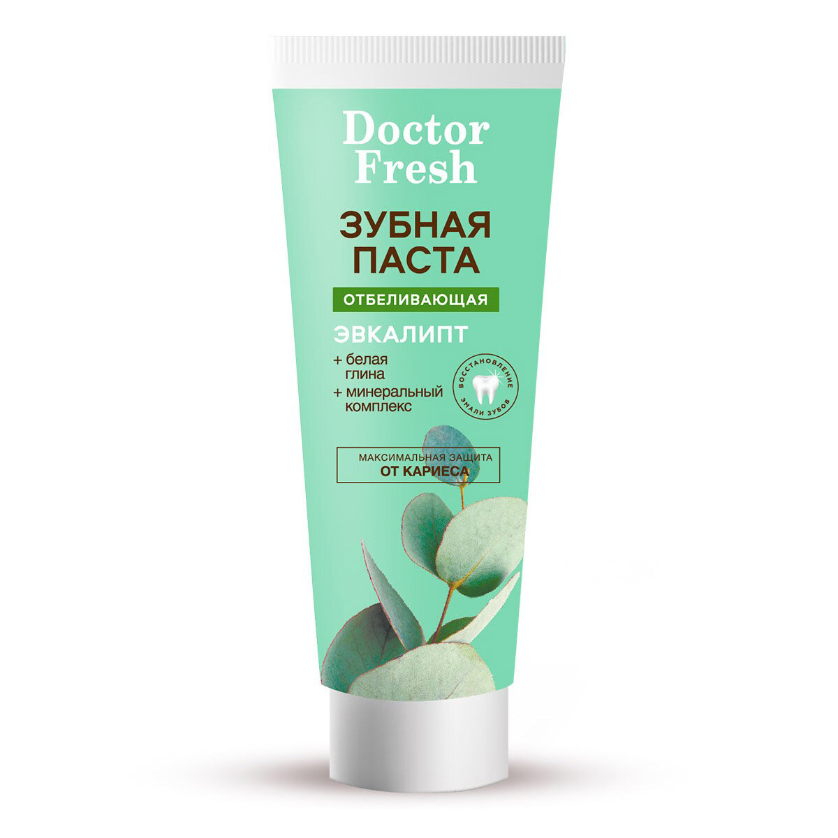 Зубная паста Doctor Fresh Отбеливающая Эвкалипт, 75 мл - фото №7