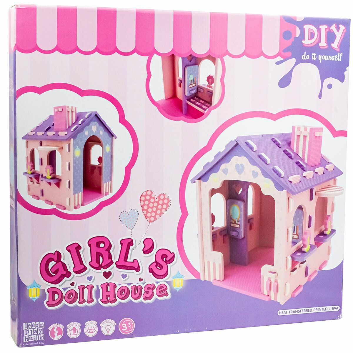 Конструктор из мягких деталей Кукольный домик