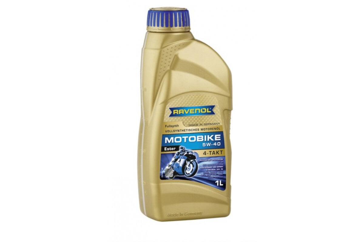 Ravenol Моторное масло Motobike 4-T Ester SAE 5W-40 1171102-001-01-999 .