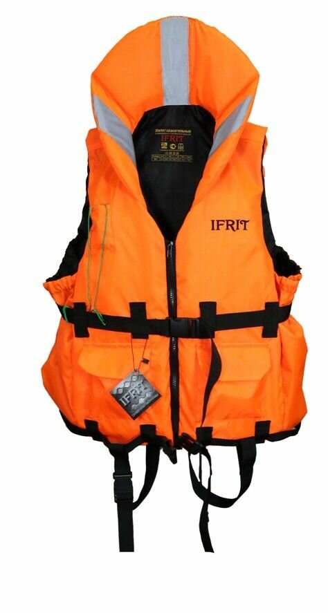 Спасательный жилет взрослый "IFRIT 140" оранжевый, 140 кг. Гимс