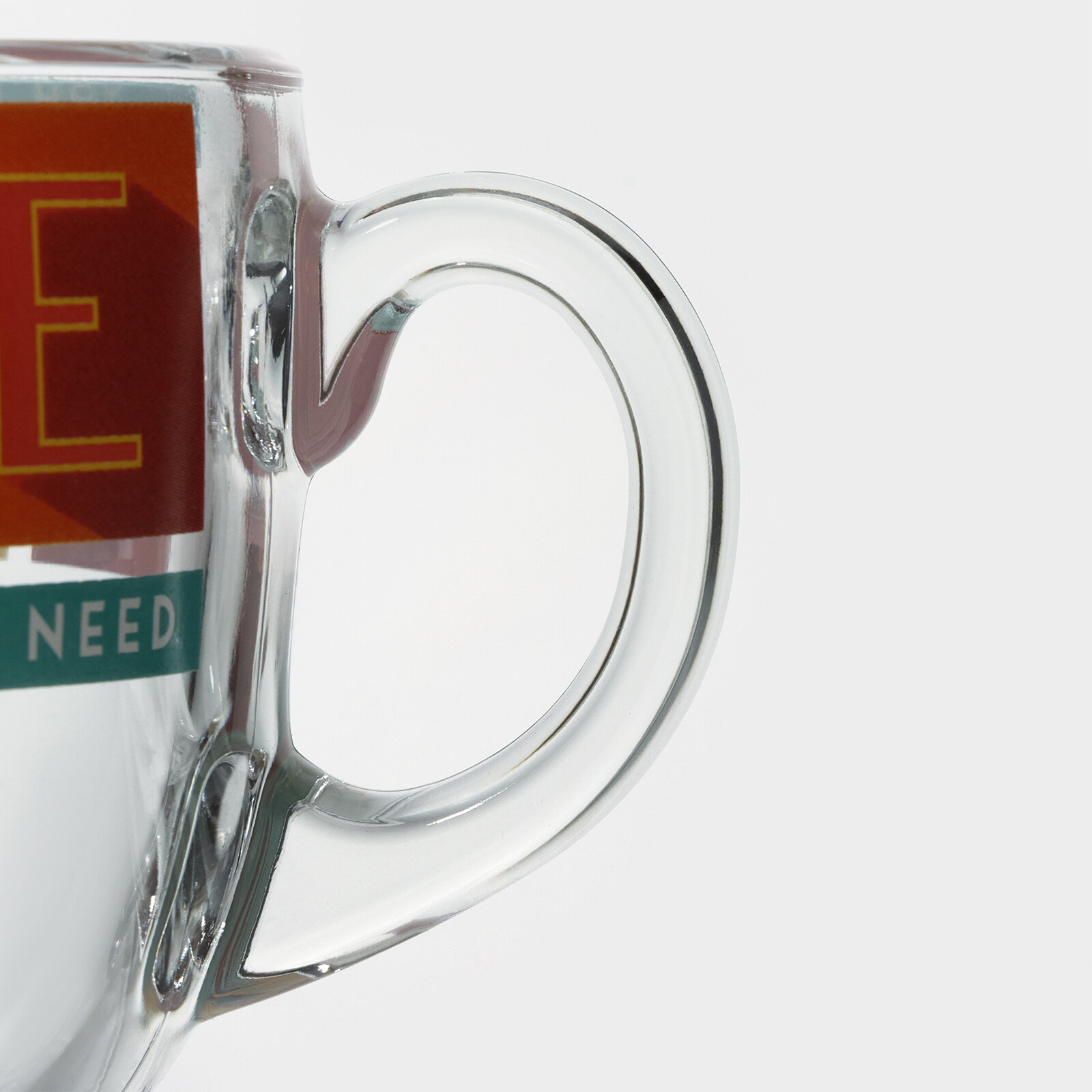 Стеклянная кружка Luminarc Love, 500 мл, 3 вида ударопрочные — фото 1