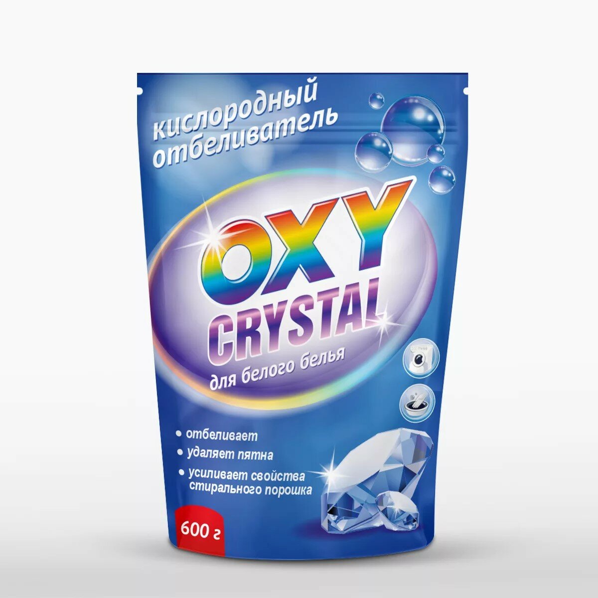 Отбеливатель Greenfield Oxy crystal для белого белья, 600 г