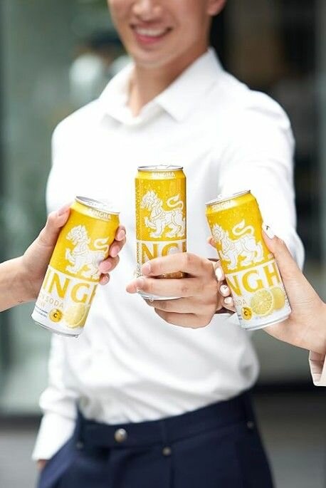 6шт. Singha Lemon Soda Zero Sugar Напиток безалкогольнй газированный без сахара Сингха Лемон Сода - фотография № 3