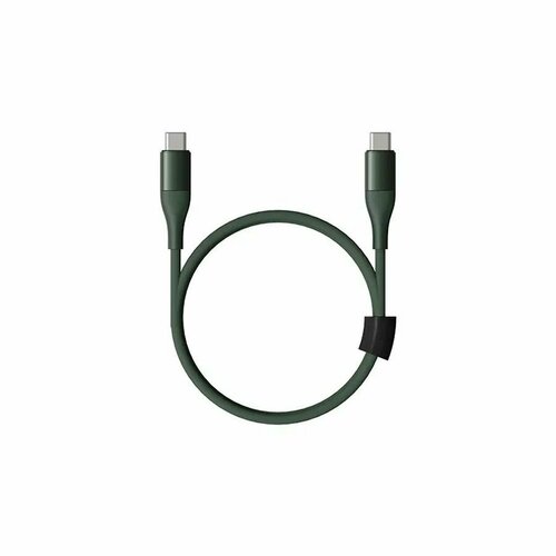 Кабель Type-C/Type-C Xiaomi Mi SOLOVE 100 см 20W PD 3А DW3 Green RUS кабель solove dw5 xiaomi mi 20w pd 1 м розовый