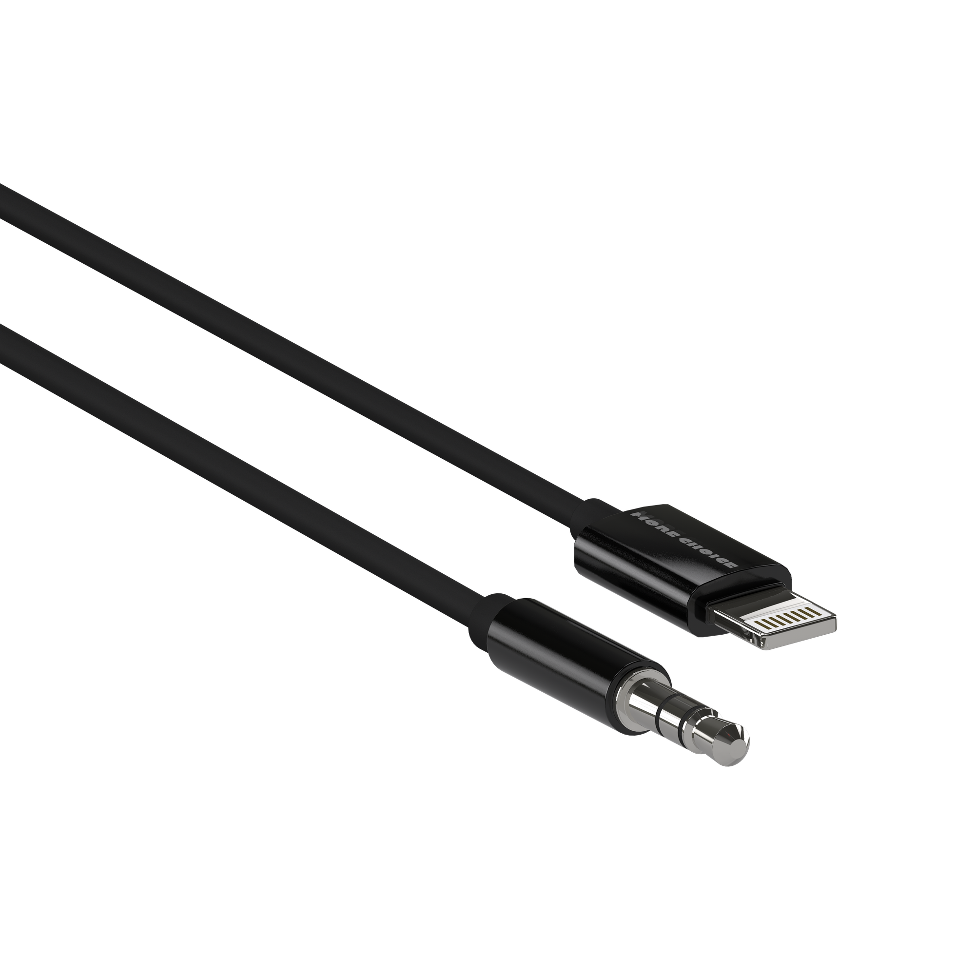 PURE Аудиокабель AUX 3.5mm Lightning 8-pin 1м More choice UK28i Black