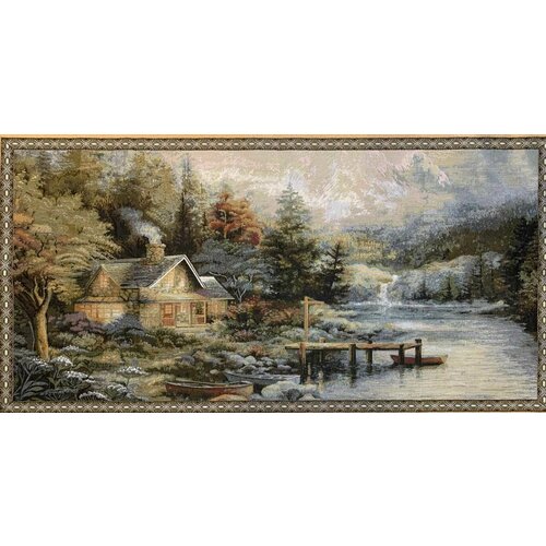 Гобелен гобелен без рамы Заимка 140х70 см 6900₽