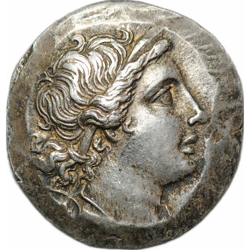 Монета Тетрадрахма 155 - 145 до н. э. Герогнетос, сын Зопириона Магнесия-на-Меандре Иония