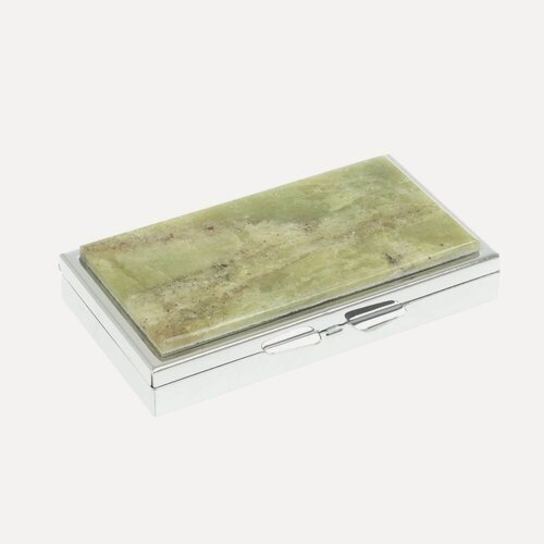 Изображение товара Таблетница на 7 отделений желтый апатит серебристая 127197