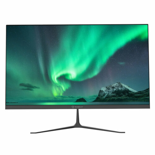 Монитор Raskat I24F10DA 23.8, IPS, 1920*180, VGA+HDMI+DP, 4ms, 178°/178°, 1000:1, 100Hz, Black