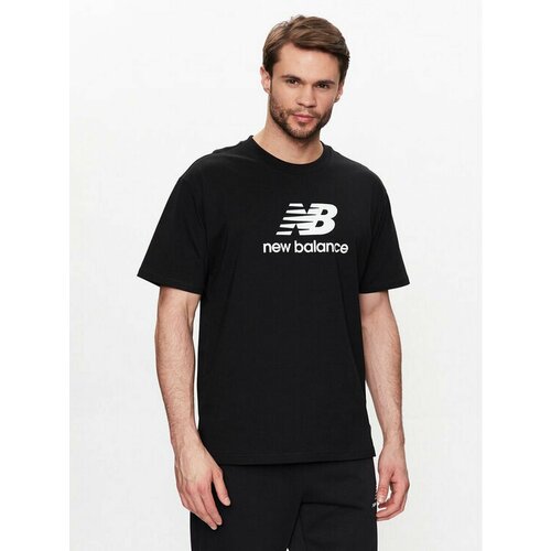 Футболка New Balance, размер S [INT], черный футболка new balance размер xl [producenta mirakl] оранжевый