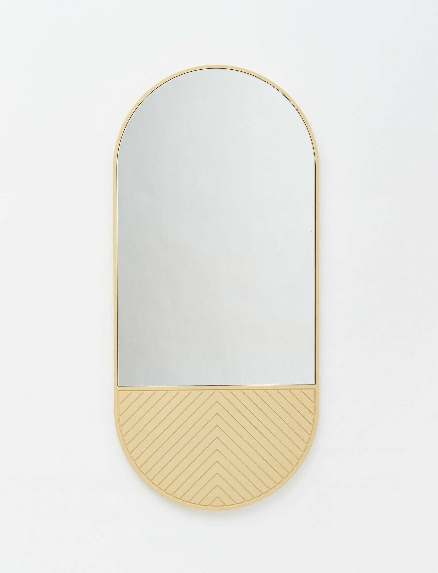 Овальное зеркало с орнаментом Banska Toffee