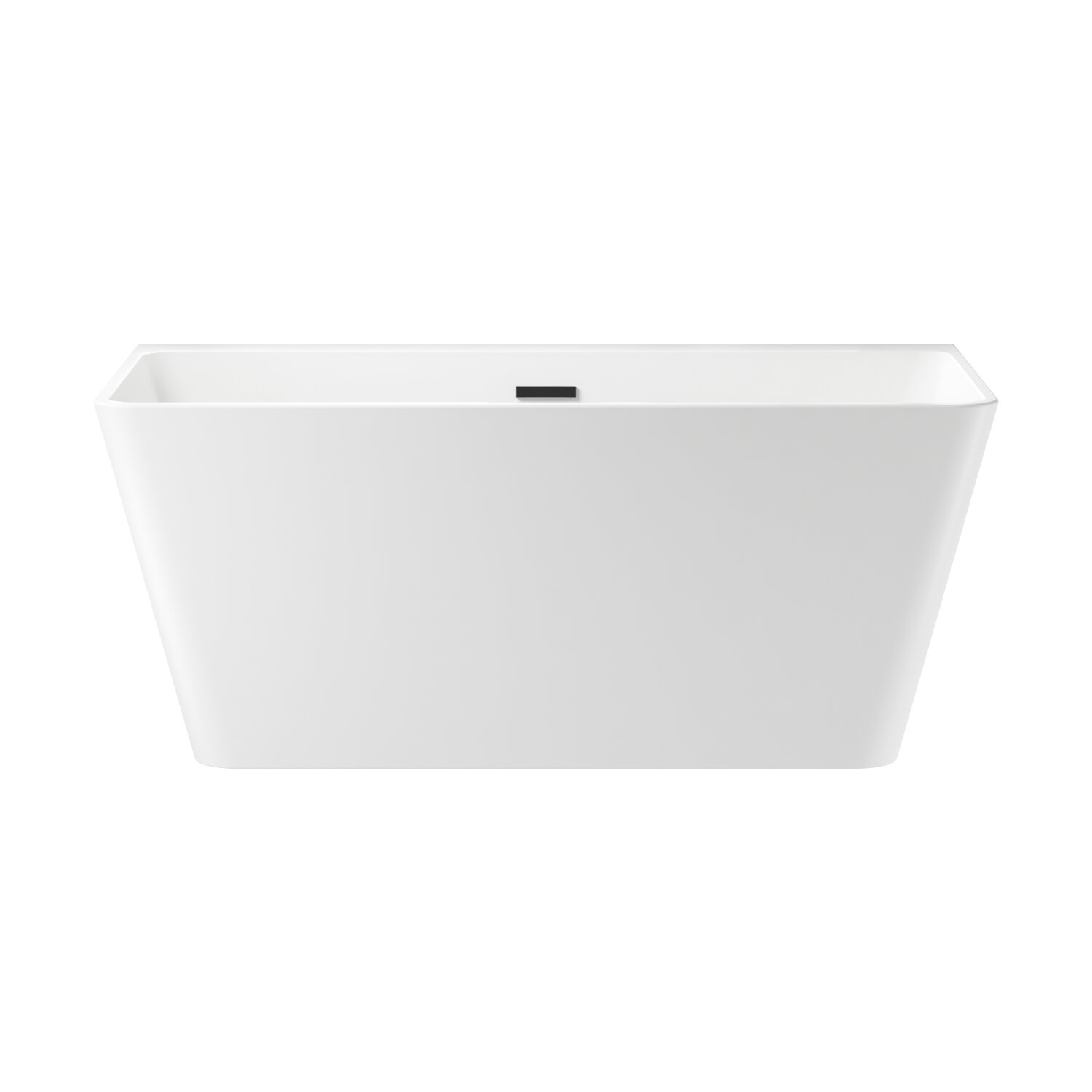 Отдельностоящая ванна акриловая 140 х 74 см Wellsee Graceful Pro 230901003 в наборе 4 в 1: ванна белый глянец, ножки, экран, слив-перелив