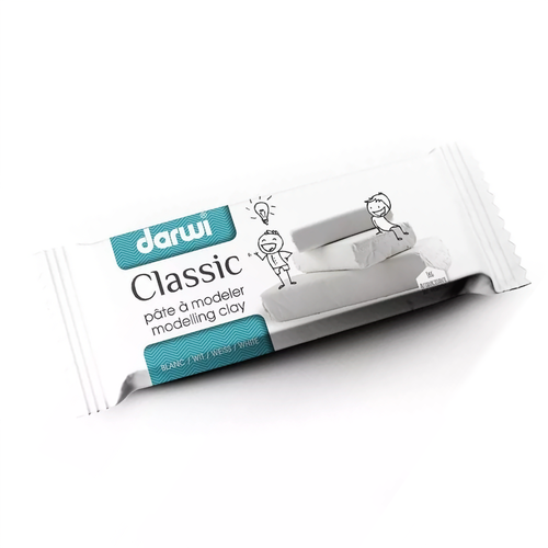 Darwi CLASSIC 1 кг глина для лепки цвет белый 700₽
