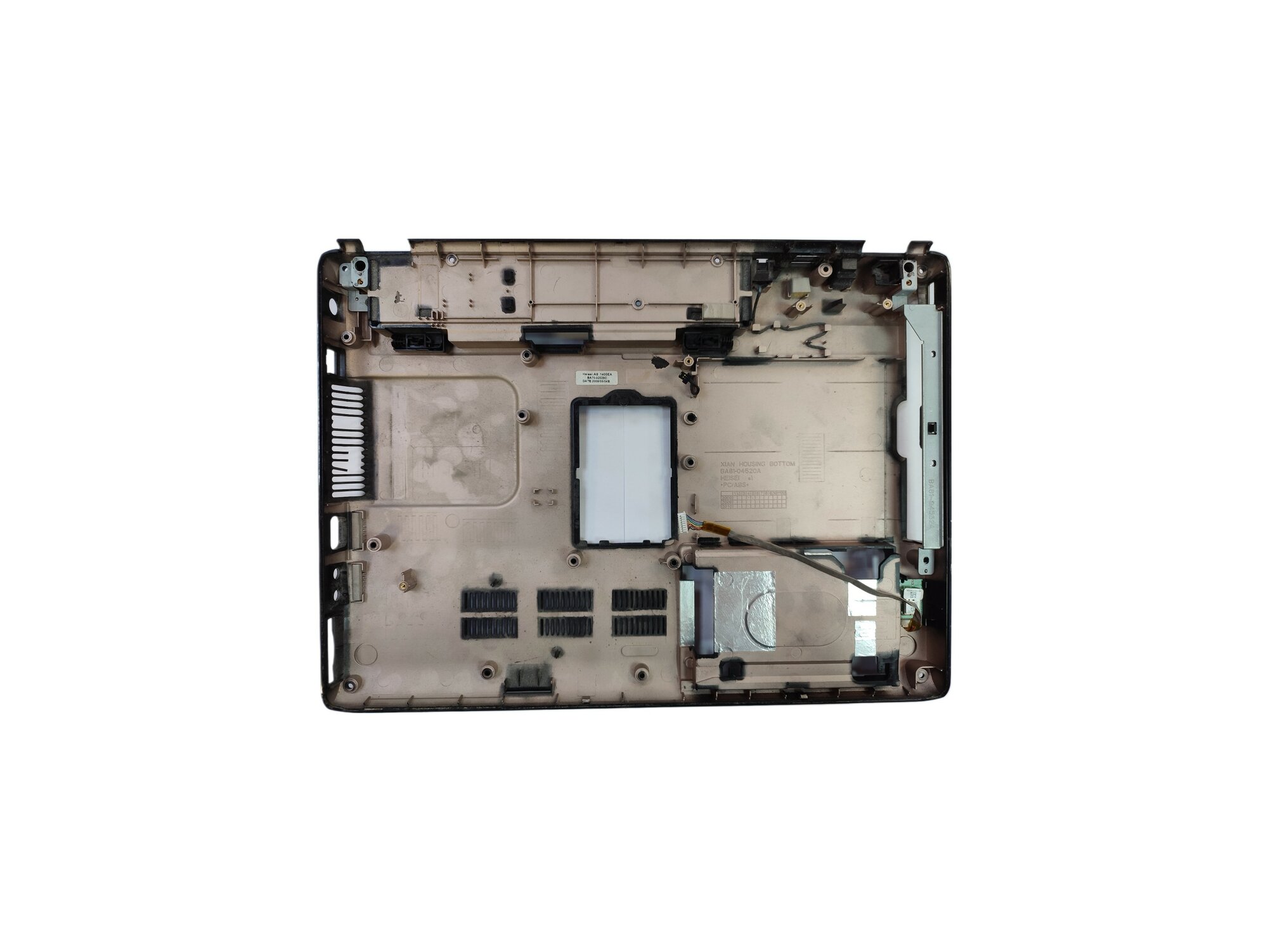 Нижняя крышка корпуса ("база") для ноутбука Samsung NP-R410Y (Б/У)
